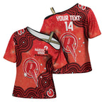 Melbourne Renegades NAIDOC Week 2026 Custom Cross Shoulder Shirt 50 Years Deadly Indigenous Art Glitter Effect