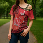 Melbourne Renegades NAIDOC Week 2026 Custom Cross Shoulder Shirt 50 Years Deadly Indigenous Art Glitter Effect