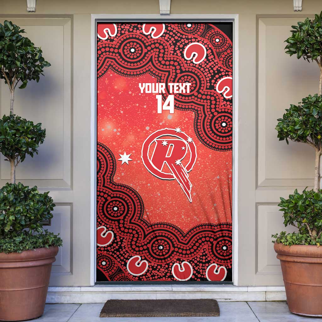Melbourne Renegades NAIDOC Week 2026 Custom Door Cover 50 Years Deadly Indigenous Art Glitter Effect