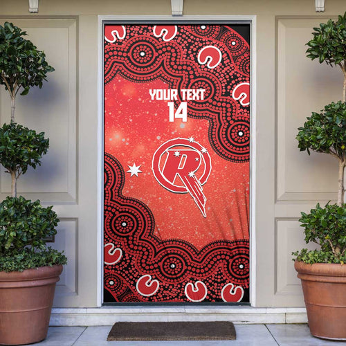 Melbourne Renegades NAIDOC Week 2026 Custom Door Cover 50 Years Deadly Indigenous Art Glitter Effect