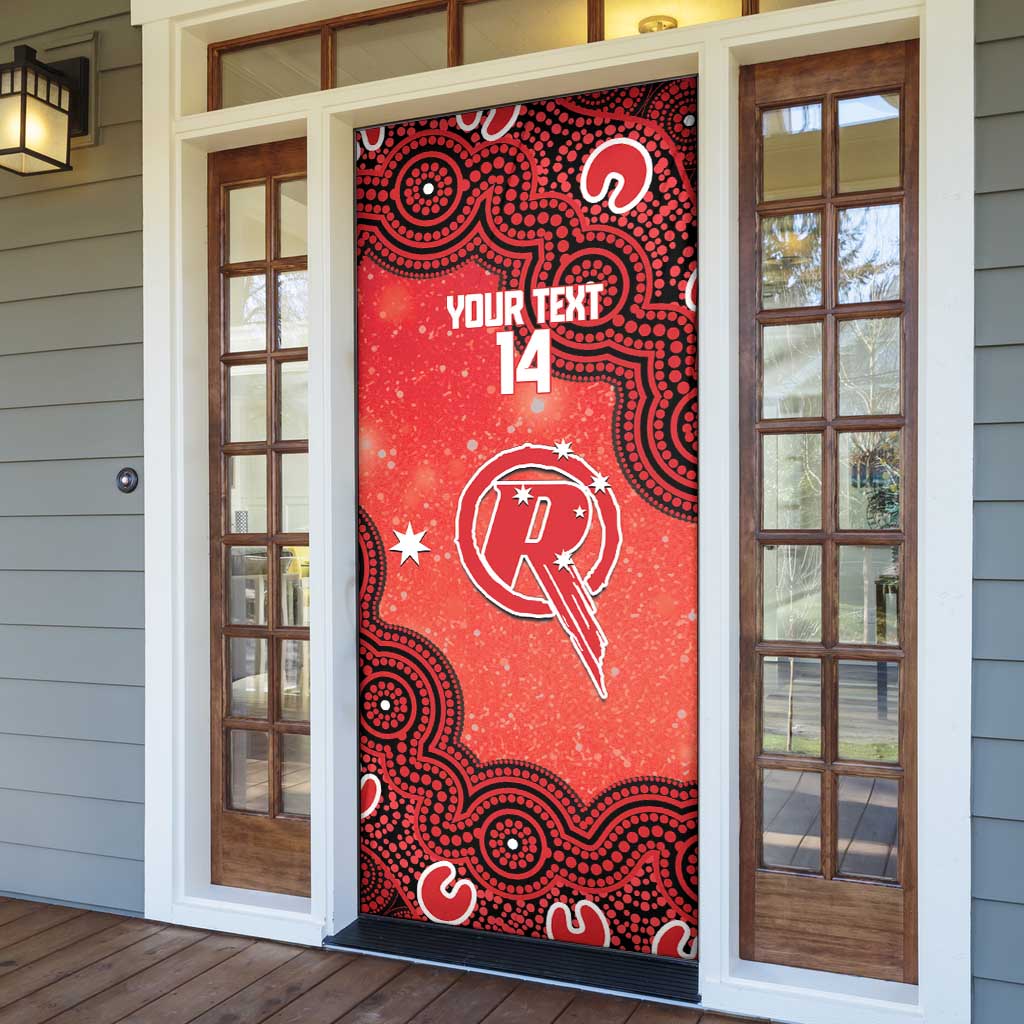 Melbourne Renegades NAIDOC Week 2026 Custom Door Cover 50 Years Deadly Indigenous Art Glitter Effect