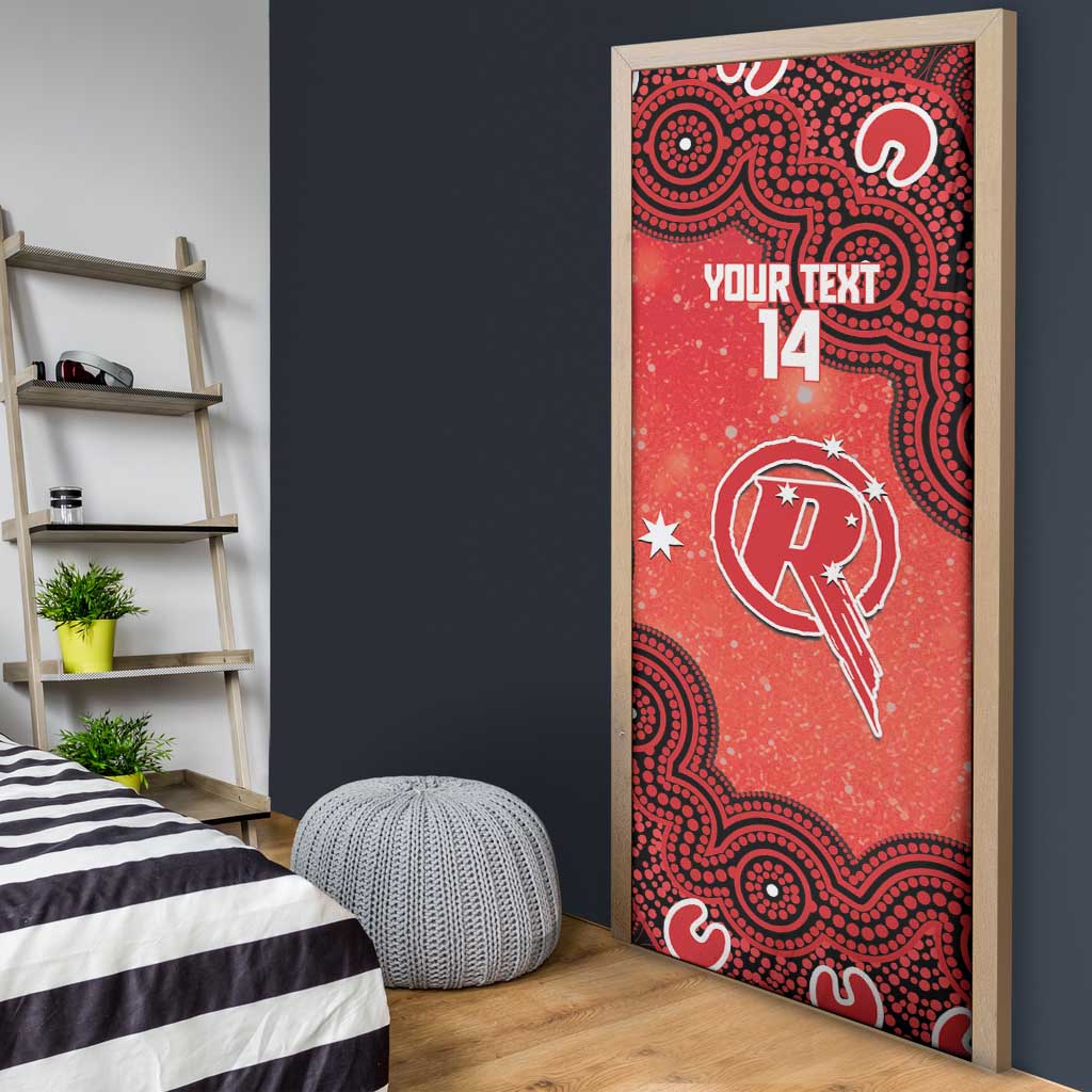 Melbourne Renegades NAIDOC Week 2026 Custom Door Cover 50 Years Deadly Indigenous Art Glitter Effect