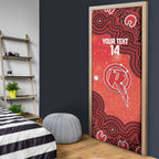 Melbourne Renegades NAIDOC Week 2026 Custom Door Cover 50 Years Deadly Indigenous Art Glitter Effect