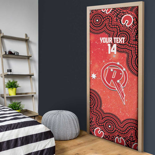 Melbourne Renegades NAIDOC Week 2026 Custom Door Cover 50 Years Deadly Indigenous Art Glitter Effect