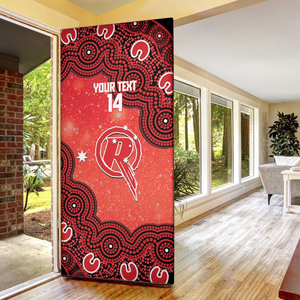 Melbourne Renegades NAIDOC Week 2026 Custom Door Cover 50 Years Deadly Indigenous Art Glitter Effect