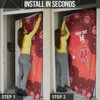 Melbourne Renegades NAIDOC Week 2026 Custom Door Cover 50 Years Deadly Indigenous Art Glitter Effect