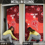 Melbourne Renegades NAIDOC Week 2026 Custom Door Cover 50 Years Deadly Indigenous Art Glitter Effect