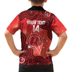 Melbourne Renegades NAIDOC Week 2026 Custom Family Matching Mermaid Dress and Hawaiian Shirt 50 Years Deadly Indigenous Art Glitter Effect