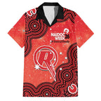 Melbourne Renegades NAIDOC Week 2026 Custom Family Matching Off The Shoulder Long Sleeve Dress and Hawaiian Shirt 50 Years Deadly Indigenous Art Glitter Effect