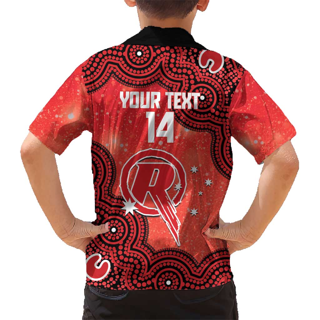 Melbourne Renegades NAIDOC Week 2026 Custom Family Matching Puletasi and Hawaiian Shirt 50 Years Deadly Indigenous Art Glitter Effect