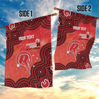 Melbourne Renegades NAIDOC Week 2026 Custom Garden Flag 50 Years Deadly Indigenous Art Glitter Effect