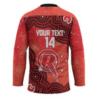 Melbourne Renegades NAIDOC Week 2026 Custom Hockey Jersey 50 Years Deadly Indigenous Art Glitter Effect