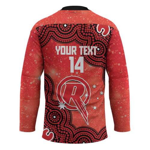 Melbourne Renegades NAIDOC Week 2026 Custom Hockey Jersey 50 Years Deadly Indigenous Art Glitter Effect