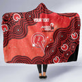Melbourne Renegades NAIDOC Week 2026 Custom Hooded Blanket 50 Years Deadly Indigenous Art Glitter Effect