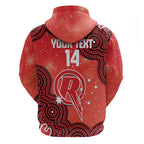 Melbourne Renegades NAIDOC Week 2026 Custom Hoodie 50 Years Deadly Indigenous Art Glitter Effect