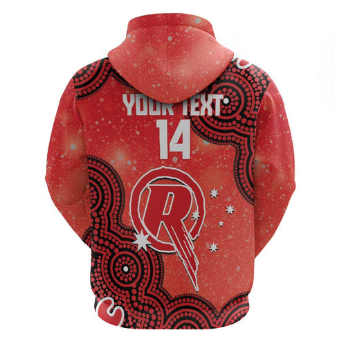 Melbourne Renegades NAIDOC Week 2026 Custom Hoodie 50 Years Deadly Indigenous Art Glitter Effect