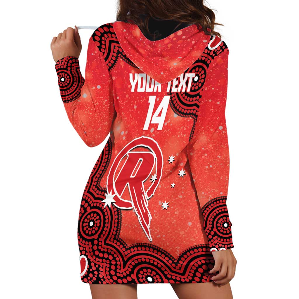Melbourne Renegades NAIDOC Week 2026 Custom Hoodie Dress 50 Years Deadly Indigenous Art Glitter Effect
