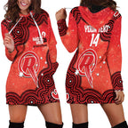 Melbourne Renegades NAIDOC Week 2026 Custom Hoodie Dress 50 Years Deadly Indigenous Art Glitter Effect