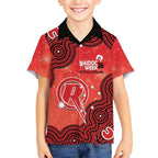 Melbourne Renegades NAIDOC Week 2026 Custom Kid Hawaiian Shirt 50 Years Deadly Indigenous Art Glitter Effect