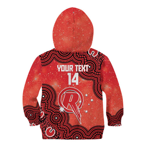 Melbourne Renegades NAIDOC Week 2026 Custom Kid Hoodie 50 Years Deadly Indigenous Art Glitter Effect