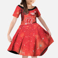 Melbourne Renegades NAIDOC Week 2026 Custom Kid Short Sleeve Dress 50 Years Deadly Indigenous Art Glitter Effect