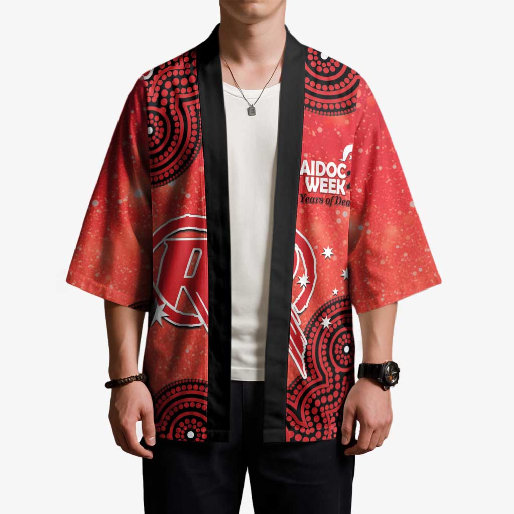 Melbourne Renegades NAIDOC Week 2026 Custom Kimono 50 Years Deadly Indigenous Art Glitter Effect