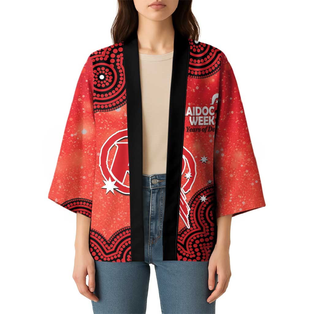 Melbourne Renegades NAIDOC Week 2026 Custom Kimono 50 Years Deadly Indigenous Art Glitter Effect
