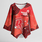 Melbourne Renegades NAIDOC Week 2026 Custom Kimono Sleeve Blouse 50 Years Deadly Indigenous Art Glitter Effect