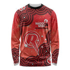 Melbourne Renegades NAIDOC Week 2026 Custom Long Sleeve Shirt 50 Years Deadly Indigenous Art Glitter Effect