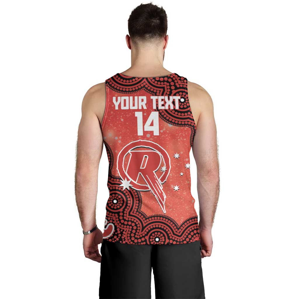 Melbourne Renegades NAIDOC Week 2026 Custom Men Tank Top 50 Years Deadly Indigenous Art Glitter Effect