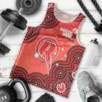 Melbourne Renegades NAIDOC Week 2026 Custom Men Tank Top 50 Years Deadly Indigenous Art Glitter Effect