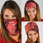 Melbourne Renegades NAIDOC Week 2026 Custom Neck Gaiter 50 Years Deadly Indigenous Art Glitter Effect