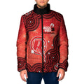 Melbourne Renegades NAIDOC Week 2026 Custom Padded Jacket 50 Years Deadly Indigenous Art Glitter Effect