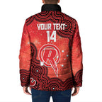 Melbourne Renegades NAIDOC Week 2026 Custom Padded Jacket 50 Years Deadly Indigenous Art Glitter Effect