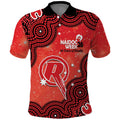 Melbourne Renegades NAIDOC Week 2026 Custom Polo Shirt 50 Years Deadly Indigenous Art Glitter Effect
