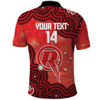 Melbourne Renegades NAIDOC Week 2026 Custom Polo Shirt 50 Years Deadly Indigenous Art Glitter Effect