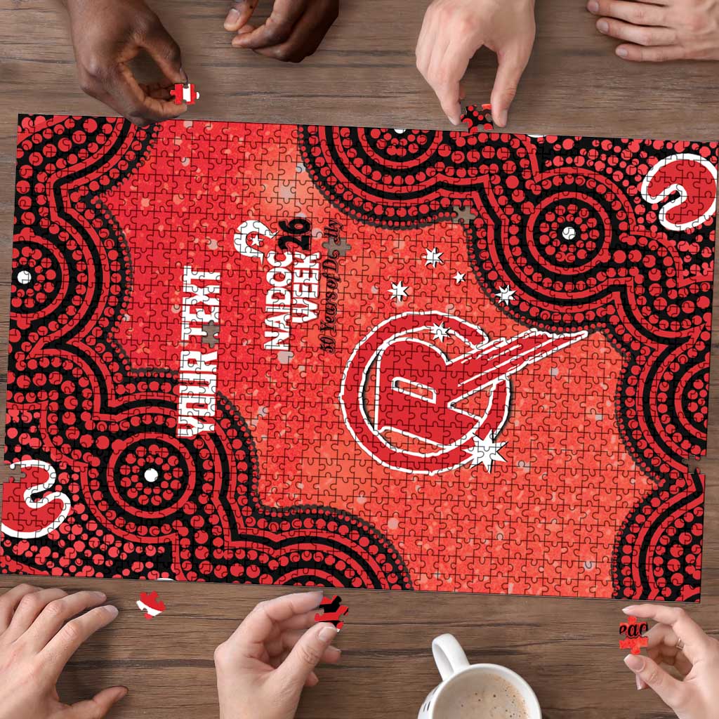 Melbourne Renegades NAIDOC Week 2026 Custom Puzzle 50 Years Deadly Indigenous Art Glitter Effect