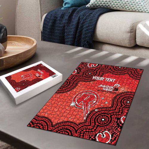 Melbourne Renegades NAIDOC Week 2026 Custom Puzzle 50 Years Deadly Indigenous Art Glitter Effect