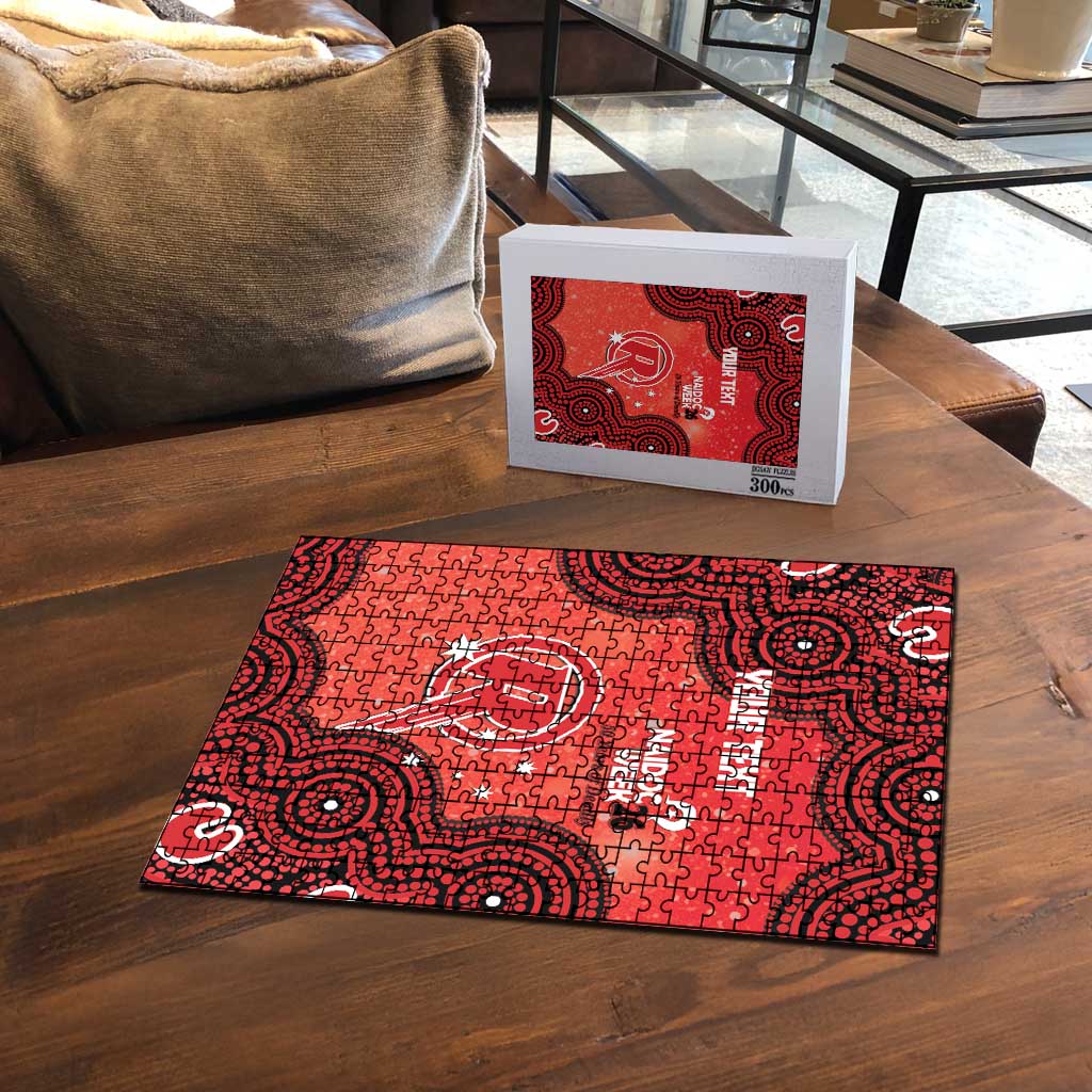 Melbourne Renegades NAIDOC Week 2026 Custom Puzzle 50 Years Deadly Indigenous Art Glitter Effect
