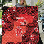 Melbourne Renegades NAIDOC Week 2026 Custom Quilt 50 Years Deadly Indigenous Art Glitter Effect