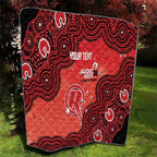 Melbourne Renegades NAIDOC Week 2026 Custom Quilt 50 Years Deadly Indigenous Art Glitter Effect