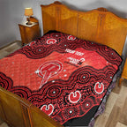 Melbourne Renegades NAIDOC Week 2026 Custom Quilt 50 Years Deadly Indigenous Art Glitter Effect