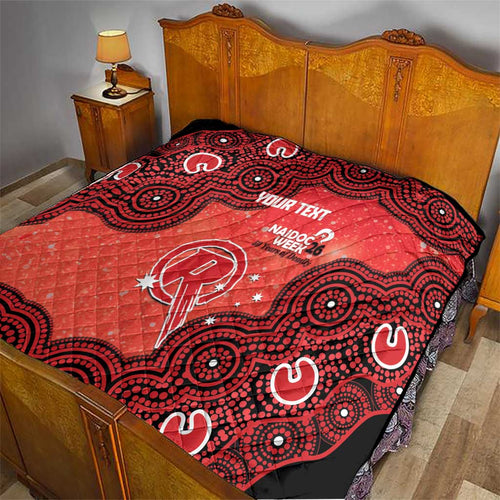 Melbourne Renegades NAIDOC Week 2026 Custom Quilt 50 Years Deadly Indigenous Art Glitter Effect