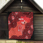 Melbourne Renegades NAIDOC Week 2026 Custom Quilt 50 Years Deadly Indigenous Art Glitter Effect