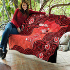 Melbourne Renegades NAIDOC Week 2026 Custom Quilt 50 Years Deadly Indigenous Art Glitter Effect