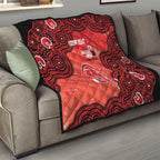 Melbourne Renegades NAIDOC Week 2026 Custom Quilt 50 Years Deadly Indigenous Art Glitter Effect