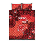 Melbourne Renegades NAIDOC Week 2026 Custom Quilt Bed Set 50 Years Deadly Indigenous Art Glitter Effect
