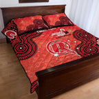 Melbourne Renegades NAIDOC Week 2026 Custom Quilt Bed Set 50 Years Deadly Indigenous Art Glitter Effect