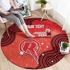 Melbourne Renegades NAIDOC Week 2026 Custom Round Carpet 50 Years Deadly Indigenous Art Glitter Effect
