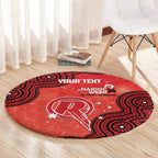 Melbourne Renegades NAIDOC Week 2026 Custom Round Carpet 50 Years Deadly Indigenous Art Glitter Effect